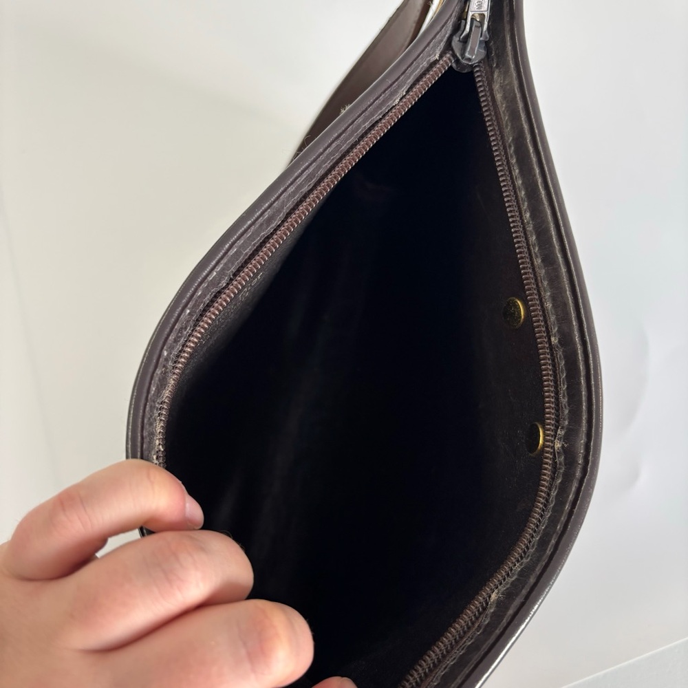 CHRISTIAN DIOR TROTTER CANVAS SHOULDER BAG - Picture 10 of 11